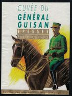 Etiquette De Vin // Epesses, Cuvée Du Général Guisan - Militaire