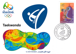 DZ Algeria 1747 Olympics Games Rio Brazil 2016 Jeux Olympiques Brésil Taekwondo - Unclassified