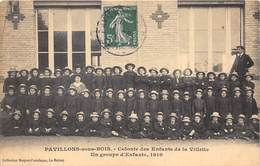 93-LES-PAVILLONS-SOUS-BOIS- COLONIE D'ENFANTS DE LA VILLE - UN GROUPE D'ENFANTS 1910 - Les Pavillons Sous Bois