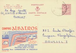 BELGIUM BURCHT D (now Zwijndrecht) SC With Dots 1963 (Postal Stationery 2 F, PUBLIBEL 1904) - Altri & Non Classificati