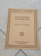 Panthéon Des Pianistes Ouverture Piano Deux Ou Quatre Mains (Musique Beethoven Coriolan) - Partition - Instruments à Clavier