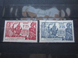 VEND BEAUX TIMBRES DE S.P.M. N° 189 + 190 , X !!! - Unused Stamps