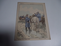 Protège Cahiers, Armée Française , Chasseurs à Cheval Formant Escorte - Lots & Serien