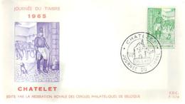 FDC / JOURNEE DU TIMBRE 1965 / COB 1328 - 1951-1960