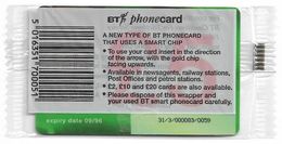 UK - BT - BCF - BETA Trial Card 5£, TRL020Ab - GPT2 Chip, Exp. 09.96, NSB - BT Test & Proef