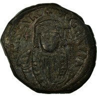 Monnaie, Maurice Tibère, Follis, 602, Constantinople, TTB, Cuivre, Sear:495 - Byzantine