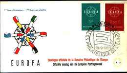 12270a)F.D.C.EUROPA CEPT   LIEGE  19-9-59 - 1951-1960