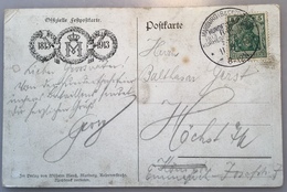 „MARBURG Bz Cassel HUNDERTJAHR FEIER KURHESS JÄGER BAT 11“ Sonderstempel Ak (Napoléon I 1804-15 Brief - Storia Postale