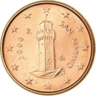 Monnaie, San Marino, Rome, Euro Cent, 2006, SUP, Copper Plated Steel - Monétaires / De Nécessité