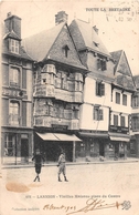 ¤¤  -   LANNION   -  Vieilles Maisons Place Du Centre  -  Chapellerie " J. LENOIR " - Draperie " JEGOU "      -   ¤¤ - Lannion