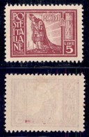 COLONIE - Egeo - 1929 - 5 Lire Pittorica (10) - Gomma Originale (150) - Altri & Non Classificati