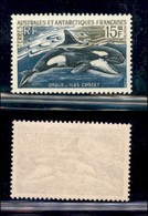 TERRE AUSTRALI E ANTARTICHE FRANCESI - 1969 - 15 Franchi Orca (52) - Gomma Integra (30) - Other & Unclassified