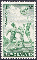 NEW ZEALAND 1940 1d + 1/2d Health Blue-Green SG626 MH - Nuevos