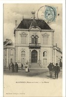 Carte Postale Ancienne Allonnes - La Mairie - Allonnes