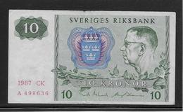 Suède - 10 Kronor - Pick N°52 - TTB - Zweden