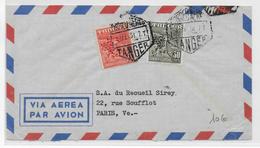 MAROC ESPAGNOL / TANGER - 1951 - ENVELOPPE Par AVION => PARIS - Maroc Espagnol