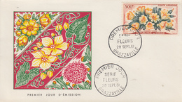 Enveloppe   FDC   1er    Jour    CONGO     Fleurs    1961 - FDC