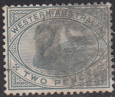 Western Australia 1890-93 Used Sc 63 2p Swan - Gebruikt