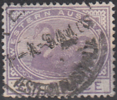 Western Australia 1890-93 Used Sc 67 6p Swan - Gebruikt