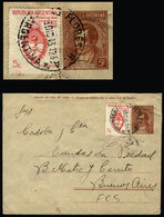 ARGENTINA: Stationery Envelope Posted On 3/DE/1943 With Postmark Of "LAS FLORES" (Buenos Aires), VF Quality" - Covers & Documents