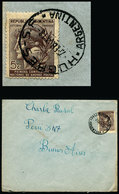 ARGENTINA: Cover Sent From HUGHES (Santa Fe) To Buenos Aires On 7/FE/1944, VF Quality - Covers & Documents