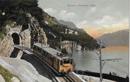 BRUNNEN → Morschachbahn Oberhalb Brunnen, Lichtdruck Ca.1910 - Morschach