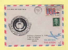 Etats Unis - Artic East Operations 1972 - Air Force Postal Service - US Naval Ship Pecos T-AO65 - Briefe U. Dokumente