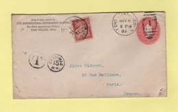 Entier Postal De Fort Collins Destination France - 1901 - Taxe 30cts - Agricultural Experiment Station - Lettres & Documents