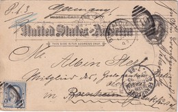 USA 1893  ENTIER POSTAL/GANZSACHE/POSTAL STATIONERY CARTE DE BUFFALO - ...-1900