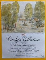 10985  - Cindy's Collection Cabernet Sauvignon 1985 Afrique Du Sud Artiste Ntimbane Mthetho Alphen Spécimen - Art