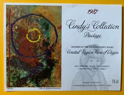 10989  - Cindy's Collection  Pinotage 1987 Afrique Du Sud The Eye  Artiste Jeremiah Magagane Spécimen - Art