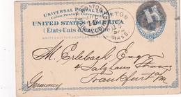 USA      ENTIER POSTAL/GANZSACHE/POSTAL STATIONERY CARTE DE BOSTON - ...-1900