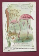 250619B - CHROMO CHOCOLAT AIGUEBELLE - Monde Des Oiseaux Echassiers Phénicoptère Rose - Aiguebelle