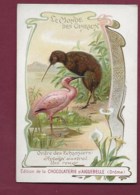 250619B - CHROMO CHOCOLAT AIGUEBELLE - Monde Des Oiseaux Echassiers Aptéryx Austral Ibis Rouge - Aiguebelle