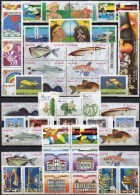 50 Topics-stamps+Block ** 52€ Fische Fußball Natur Columbus Architektur Musik Medica Topic Collection M/s Bf BRAZIL - Collections, Lots & Séries