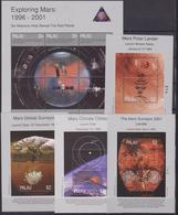 Palau 1999 Space Exploring Mars MNH Sheets - Oceania