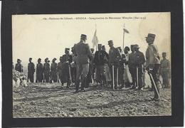 CPA Algérie Militaria ABADLA Inauguration Du Monument Wimpfen écrite Colomb Béchar - Bechar (Colomb Béchar)