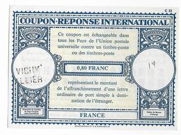 FRANCE - COUPON-REPONSE INTERNATIONAL De 0.8 FRANC - VICHY - Coupons-réponse