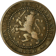 Monnaie, Pays-Bas, William III, Cent, 1880, TB+, Bronze, KM:107.1 - 1849-1890 : Willem III