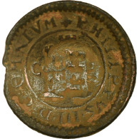 Monnaie, Espagne, Philip III, 2 Maravedis, 1607, Cuenca, TB, Bronze, KM:3.4 - First Minting