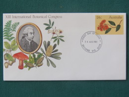 Australia 1981 FDC Cover - Flowers - Botanical Congress - Storia Postale