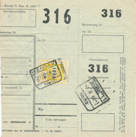 29/428 -- Timbre Pour ASSURANCE 1000 F Gare De HAMME 1960 S/ Formule De Colis Chemin De Fer - Exp. Jos De Bruyne § Fils - Altri & Non Classificati