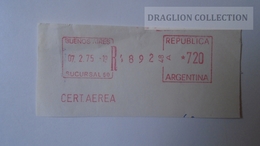 D165759  EMA-METER STAMP-FREISTEMPEL  -CUT  -Argentina - BuenosAires  1975 - Vignettes D'affranchissement (Frama)