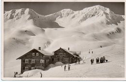 SCHWARZWASSERHUTTE MIT GRUNHORN-REAL PHOTO-  VIAGGIATA 1953 - Kleinwalsertal