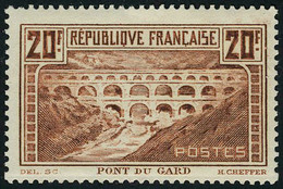 Neuf Sans Charnière N° 262A, 20f Pont Du Gard, Type I, T.B. - Sonstige & Ohne Zuordnung