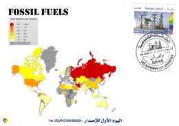 DZ Algérie 1727/8  FDC  énergies Fossiles énergie énergies Réserves Gaz - Gas