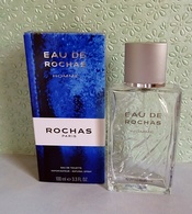 Flacon Vaporisateur   "EAU De ROCHAS HOMME" De ROCHAS  Eau De Toilette 100 Ml VIDE/EMPTY Avec Boîte - Bottles (empty)