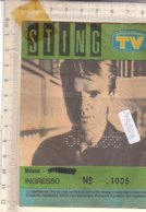 PO8261D# BIGLIETTO CONCERTO STING -  MILANO 1986 - Tickets De Concerts