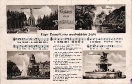 Detmold, Lippe-Detmold, Lied-AK, Feldpost 1916 - Detmold