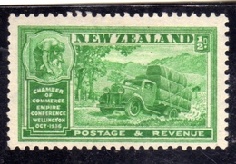 NEW ZEALAND NUOVA ZELANDA 1936 WOOL INDUSTRY 1/2p MH - Ongebruikt